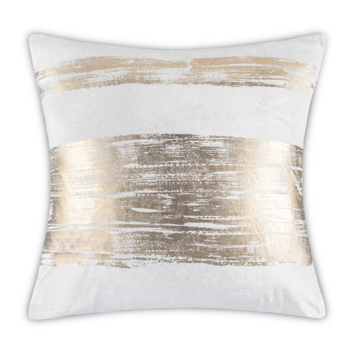 Luxury Leyla Ivory Gold Pillow