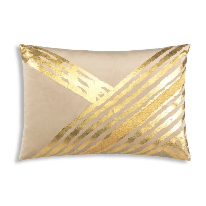 Zara Beige Lumbar Pillow