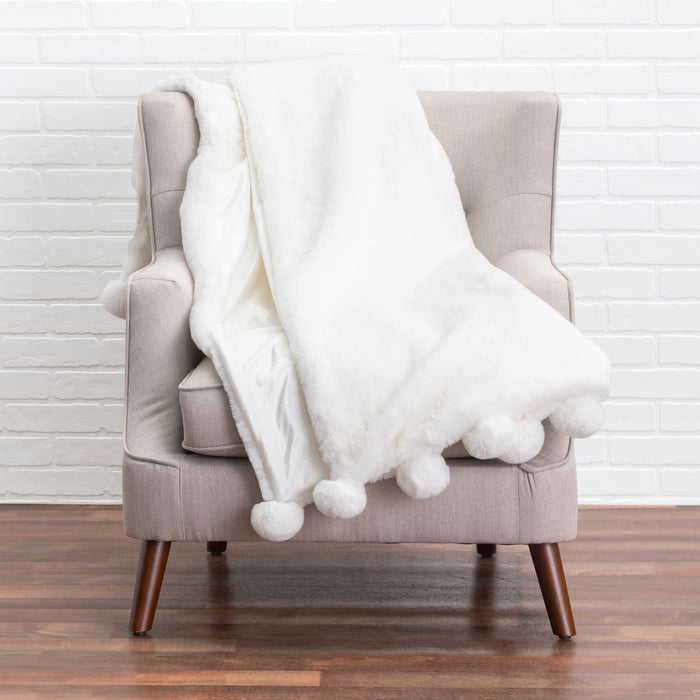 Snow Ivory Throw