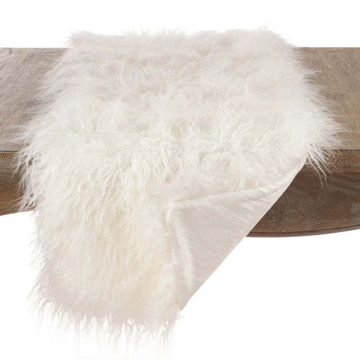 Faux Mongolian Fur Runner