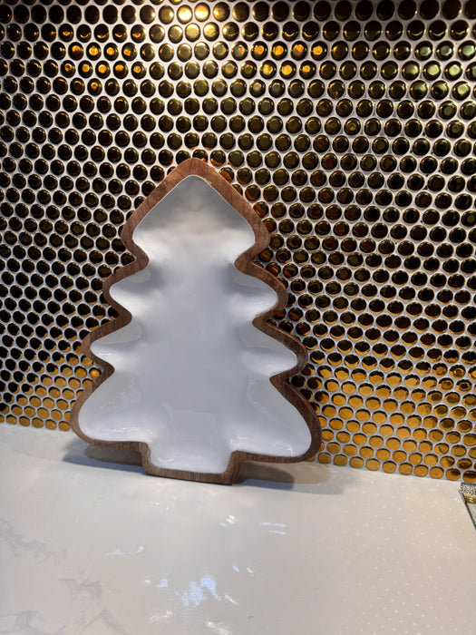 Christmas Tree Shape Porcelain  Tray ( 1 piece)