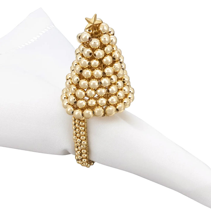 Pearl Christmas Tree Napkin Ring